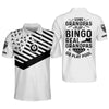 Joycorners Some Grandpas Play Bingo Real Grandpas Go Play Pool Billiard Polo Shirt