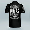 Joycorners Some Grandpas Play Bingo Real Grandpas Go Play Pool Billiard Polo Shirt