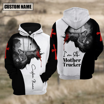 Joy corners Jesus I am A Mother Trucker Hoodie