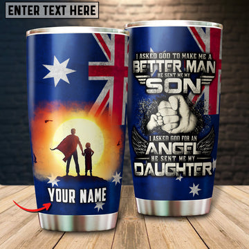 Joy corners Personalized Name Trucker Fathers day Tumbler AUIAGTMMABM