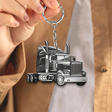 Joy Corners Silver 02 Trucker Keychain