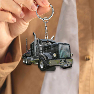 Joy Corners Black 03 Trucker Keychain