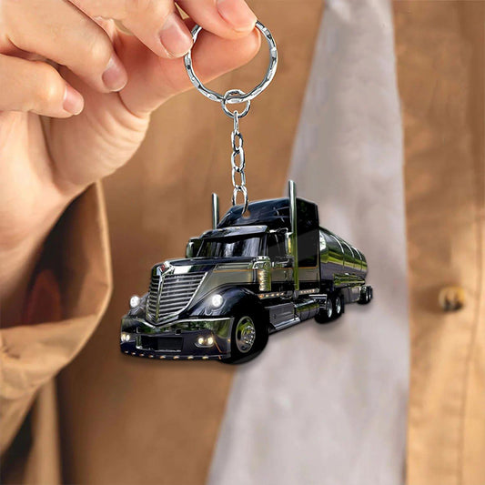 Joy Corners Black 05 Trucker Keychain