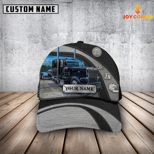 Joycorners Customized Name Black 01 Trucker Mesh Cap 2023