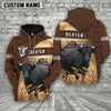 Joycorners Dexter Brown Farm Personalized 3D Hoodie