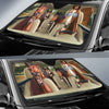 Joycorners Driving Horse All Over Printed 3D Sun Shade