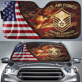 Joycorners U.S Air Force Proudly Served All Over Printed 3D Sun Shade