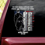 Joycorners 9/11 Memorial No Day Shall Erase You From The Memory Of Time Decal