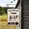 Joycorners Personalized Farm Chicken/Pig/Cattle All Printed 3D Metal Sign