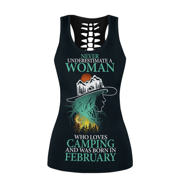 Joycorners Custom Name The Camping February Girl All Over Printed 3D Shirts