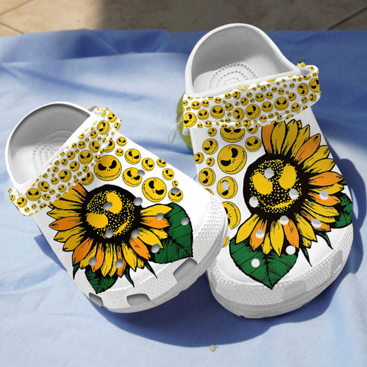 Joycorners Skeleton Sunflower Slippers