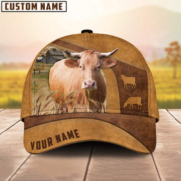 Joycorners Custom Name Gelbvieh Cattle Cap TT5