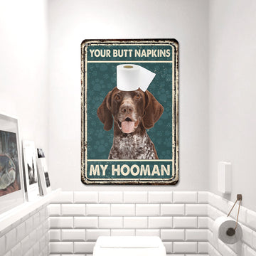 Joycorners German Shorthaired Pointer All Printed 3D Metal Sign