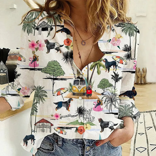 Joycorners GORDON SETTER HAWAII BEACH RETRO All Printed 3D Casual Shirt