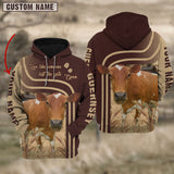 Joycorners Personalized Name Guernsey Cattle Hoodie TT16