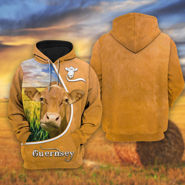 Joycorners Guernsey On The Wheat Field All Over Printed 3D Shirts