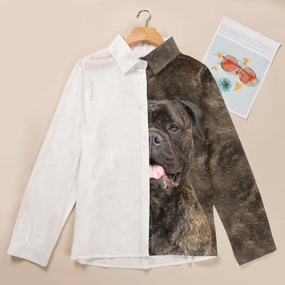 Joycorners Bullmastiff Half Printed 3D Casual Shirt