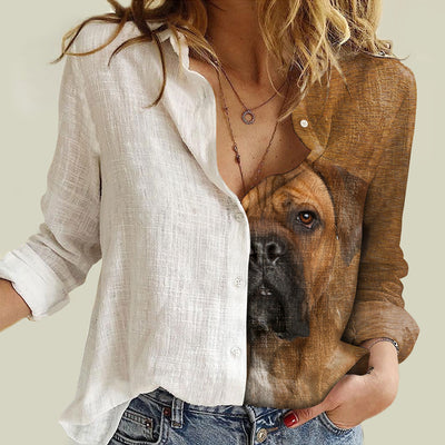 Joycorners Cane Corso Half Angel Half Printed 3D Casual Shirt