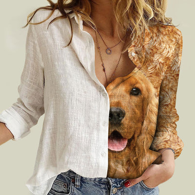 Joycorners English Cocker Spaniel Half Printed 3D Casual Shirt