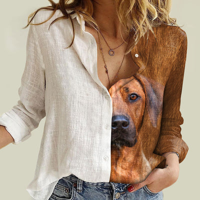 Joycorners Rhodesian Ridgeback Half Printed 3D Casual Shirt