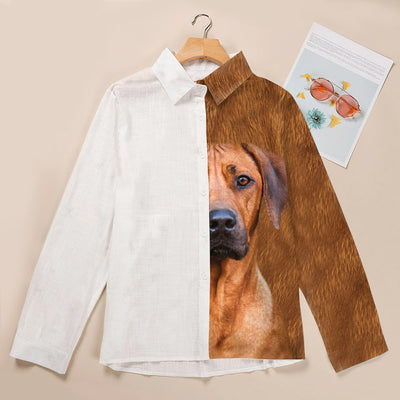 Joycorners Rhodesian Ridgeback Half Printed 3D Casual Shirt