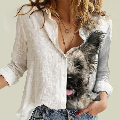 Joycorners Skye Terrier Half Printed 3D Casual Shirt