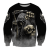 Joycorners Reaper Scythe Skull Tattoo All Over Printed Shirts