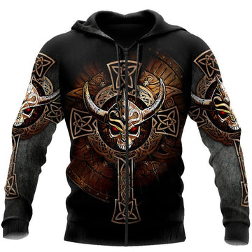Joycorners Viking Skulls All Over Printed Shirts