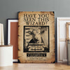 Joycorners Hereford The Wizard Portrait Canvas