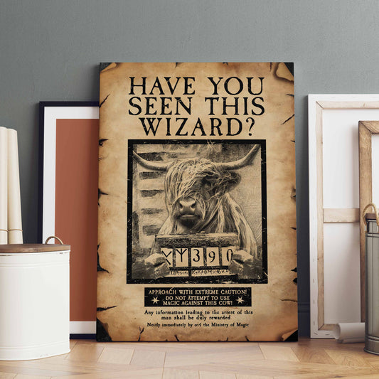 Joycorners Highland The Wizard Portrait Canvas