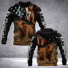 Joycorners Black Angus Cattle Hoodie 3D All Over Printed