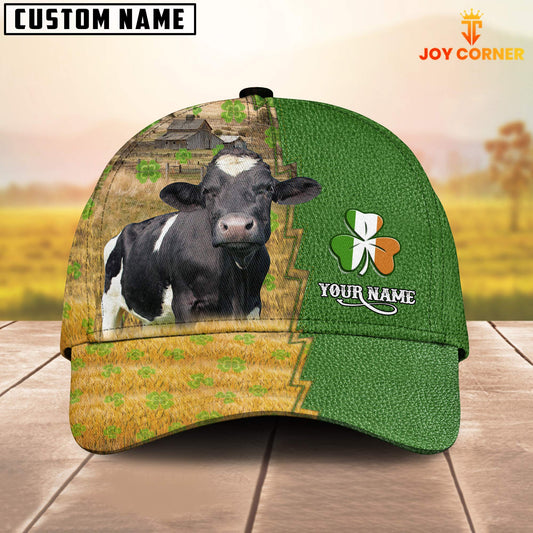 Joycorners Holstein Custom Name Patrick Day Cap