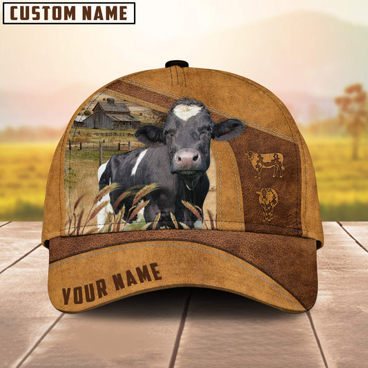 Joycorners Custom Name Holstein Cattle Cap