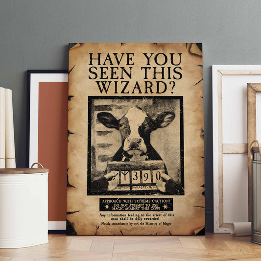 Joycorners Holstein The Wizard Portrait Canvas