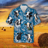 Joycorners Paisley Pattern Holstein All Over Printed 3D Hawaiian Shirt