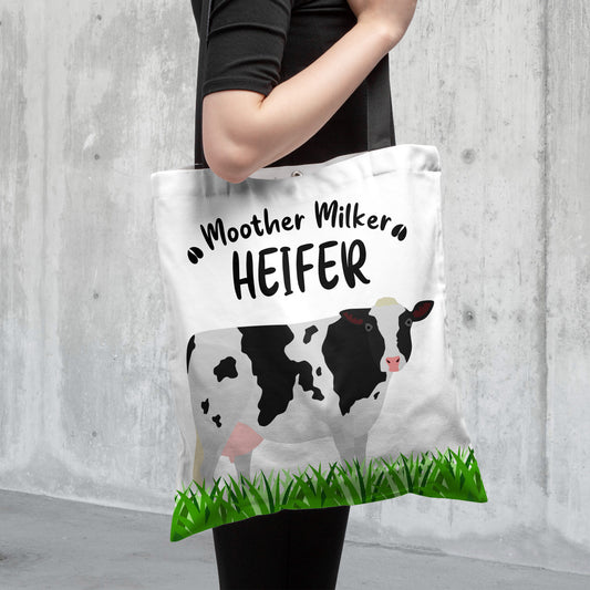 Joycorners Holstein Cattle All Over Printed 3D Tote Bag