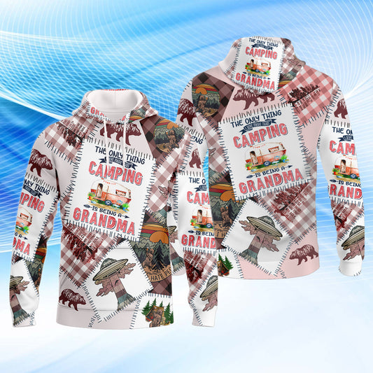 Joycorners The Only Thing I Love More Than Camping Is Being A Grandma All Over Printed 3D Shirts