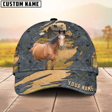 Joycorners Horse Customized Name Cap