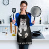 Joycorners Husky In The Pocket Black 2 All Over Printed 3D Apron