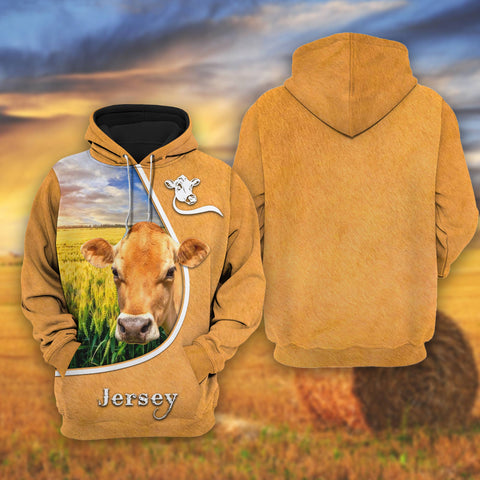 Joycorners Jersey On The Wheat Field All Over Printed 3D Shirts