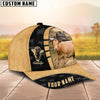 Joycorners Custom Name Limousin Cattle Farmhouse Field Cap TT5