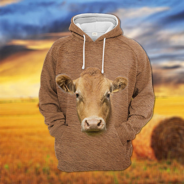 Limousin 3D All Over Printed Hoodie