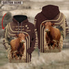 Joycorners Personalized Name Limousin Cattle Hoodie TT10