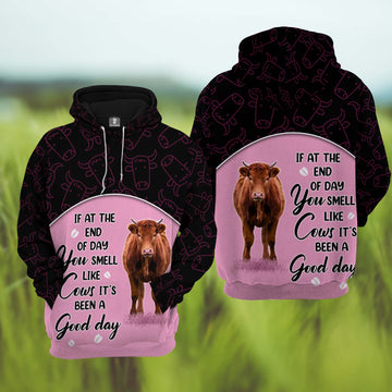 Joycorners Limousin Cattle It's Been A Good Day 3D Hoodie