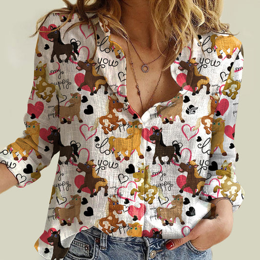 Joycorners Horse Collection All Printed 3D Casual Shirt