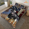 JoyCorners Holstein America Customized Name 3D Bedding Set