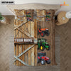 Joycorners Happy Farm Tractor Wooden Door Bedding Set