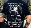 Joycorners Demon In Thunder Raining Night Let My Demons Out To Play All Over Printed 3D Shirts