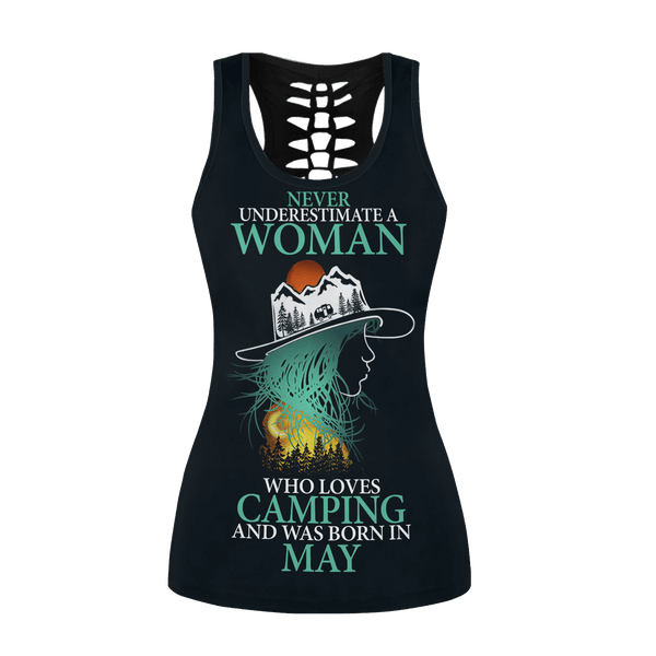 Joycorners Custom Name The Camping May Girl All Over Printed 3D Shirts