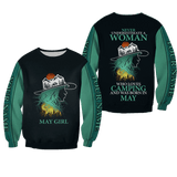 Joycorners Custom Name The Camping May Girl All Over Printed 3D Shirts